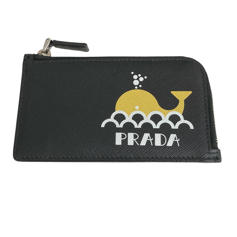 Prada Card Case Wallet Black